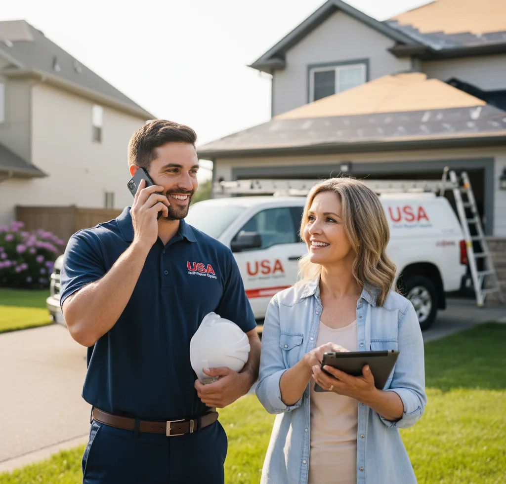 USA Roof Repair Experts customer support in Kaufman